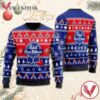 Christmas Cheers With Pabst Blue Ribbon Beer Ugly Sweater, Unique Winter Outfits For Fans - Vesles2014S  1