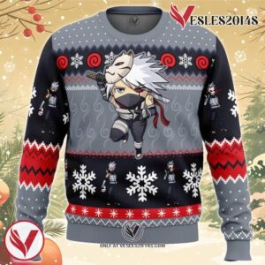 Christmas Chibi Anbu Kakashi Hatake Naruto Christmas Sweater