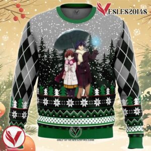 Christmas Couple Clannad Ugly Christmas Sweater, Unique Christmas Gift For Fans - Vesles2014S