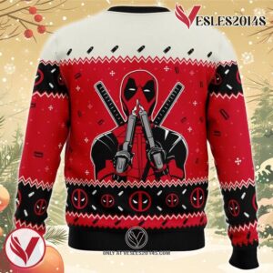 Christmas Deadpool Marvel Comics Ugly Christmas Sweater, Unique Christmas Gift For Fans - Vesles2014S 1