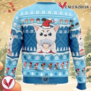 Christmas Delivery Gintama Ugly Christmas Sweater, Unique Christmas Gift For Fans - Vesles2014S 1