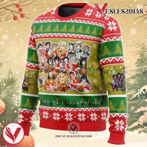 Christmas Demon Slayer Squad Demon Slayer Ugly Christmas Sweater, Unique Christmas Gift For Fans - Vesles2014S 1