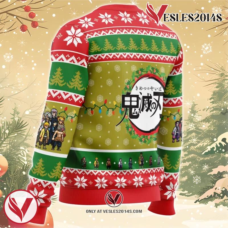 Christmas Demon Slayer Squad Demon Slayer Ugly Christmas Sweater, Unique Christmas Gift For Fans - Vesles2014S 2