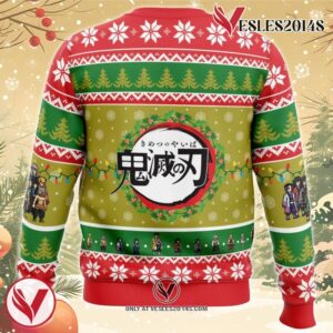 Christmas Demon Slayer Squad Demon Slayer Ugly Christmas Sweater, Unique Christmas Gift For Fans - Vesles2014S 3