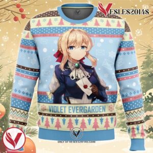 Christmas Doll Violet Evergarden Ugly Christmas Sweater, Unique Christmas Gift For Fans - Vesles2014S