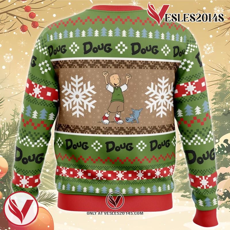 Christmas Doug Nickelodeon Ugly Christmas Sweater, Unique Christmas Gift For Fans - Vesles2014S 1