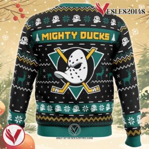 Christmas Ducks The Mighty Ducks Ugly Christmas Sweater, Unique Christmas Gift For Fans - Vesles2014S 1