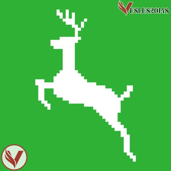 Christmas Dueling Reindeer Ugly Sweater Hockey Jersey - Vesles2014S 5