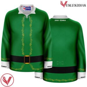 Christmas Elf Outfit Hockey Jersey - Vesles2014S