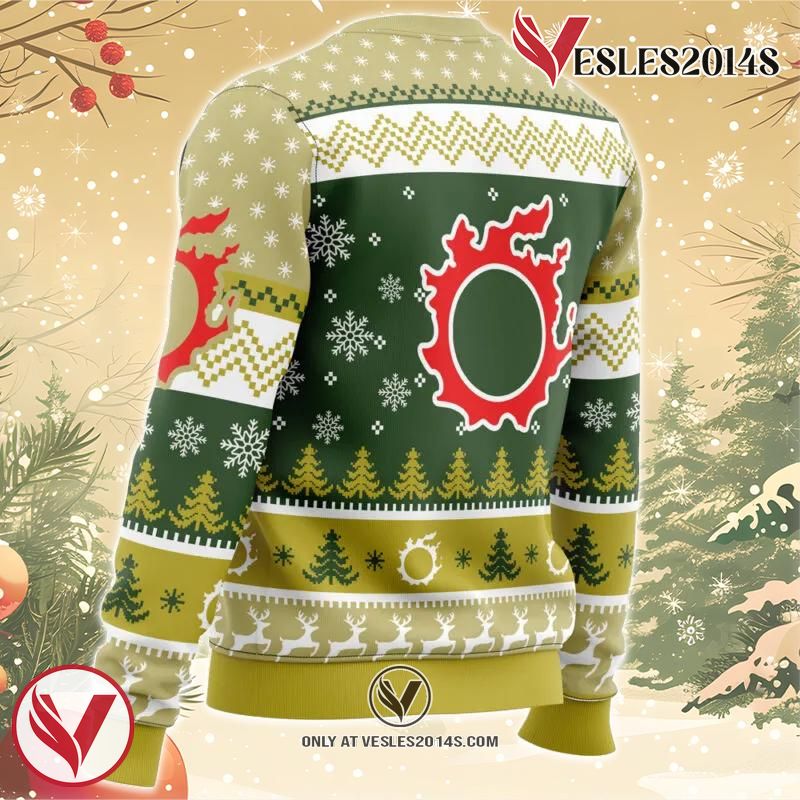 Christmas Fantasy Final Fantasy XIV Ugly Christmas Sweater, Unique Christmas Gift For Fans - Vesles2014S 2