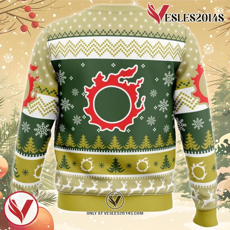 Christmas Fantasy Final Fantasy XIV Ugly Christmas Sweater, Unique Christmas Gift For Fans - Vesles2014S 3