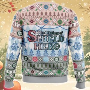 Christmas Filo, Naofumi And Raphtalia The Rising Of The Shield Hero Ugly Christmas Sweater, Unique Christmas Gift For Fans - Vesles2014S 1