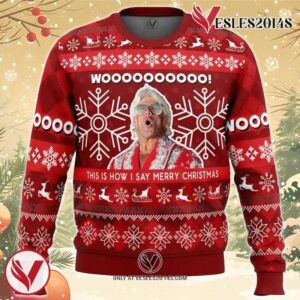 Christmas Flair Pro Wrestling Ugly Christmas Sweater, Unique Christmas Gift For Fans - Vesles2014S