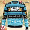 Christmas Flame Fire Force Ugly Christmas Sweater, Unique Christmas Gift For Fans - Vesles2014S