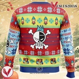Christmas Franky One Piece Ugly Christmas Sweater, Unique Christmas Gift For Fans - Vesles2014S 3