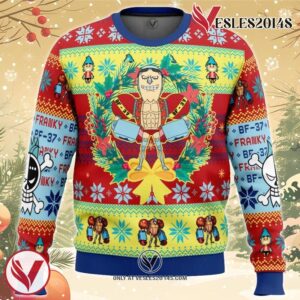 Christmas Franky One Piece Ugly Christmas Sweater, Unique Christmas Gift For Fans - Vesles2014S