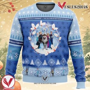 Christmas Frozen Disney Ugly Christmas Sweater, Unique Christmas Gift For Fans - Vesles2014S