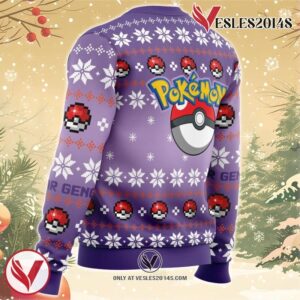 Christmas Gengar Pokemon Ugly Christmas Sweater, Unique Christmas Gift For Fans - Vesles2014S 2