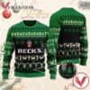 Christmas Geo Pattern Beck's Beer Ugly Sweater, Unique Winter Outfits For Fans - Vesles2014S  1