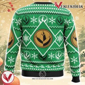 Christmas Green Ranger Power Rangers Ugly Christmas Sweater, Unique Christmas Gift For Fans - Vesles2014S 1