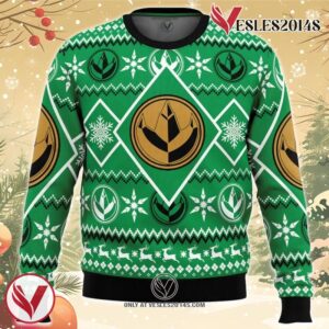 Christmas Green Ranger Power Rangers Ugly Christmas Sweater, Unique Christmas Gift For Fans - Vesles2014S
