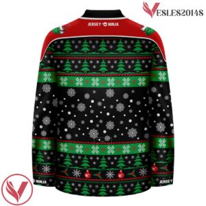 Christmas Grinch Ugly Sweater Hockey Jersey - Vesles2014S 3