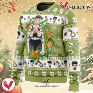 Christmas Gyomei Himejema Demon Slayer Ugly Christmas Sweater, Unique Christmas Gift For Fans - Vesles2014S 1