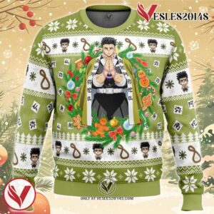 Christmas Gyomei Himejema Demon Slayer Ugly Christmas Sweater, Unique Christmas Gift For Fans - Vesles2014S