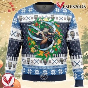 Christmas Hashibira Inosuke Demon Slayer Ugly Christmas Sweater, Unique Christmas Gift For Fans - Vesles2014S