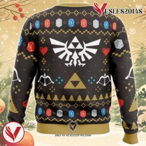 Christmas Hero Zelda Ugly Christmas Sweater, Unique Christmas Gift For Fans - Vesles2014S 1