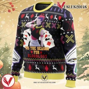 Christmas Hisoka Hunter X Hunter Ugly Christmas Sweater, Unique Christmas Gift For Fans - Vesles2014S 1