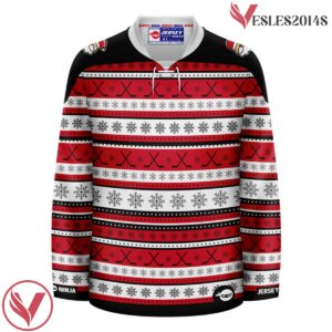 Christmas Hockey Ugly Sweater Hockey Jersey - Vesles2014S 2