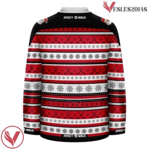 Christmas Hockey Ugly Sweater Hockey Jersey - Vesles2014S 3