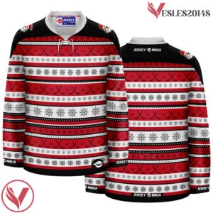 Christmas Hockey Ugly Sweater Hockey Jersey - Vesles2014S