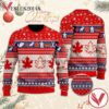 Christmas Hohoho Canada Maple Leaf Ugly Sweater, Unique Winter Outfits For Fans - Vesles2014S  1