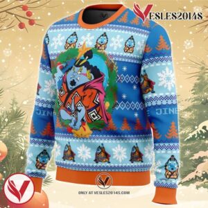 Christmas Jinbe One Piece Ugly Christmas Sweater, Unique Christmas Gift For Fans - Vesles2014S 1