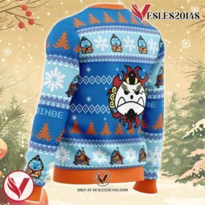 Christmas Jinbe One Piece Ugly Christmas Sweater, Unique Christmas Gift For Fans - Vesles2014S 2