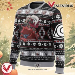 Christmas Jiraiya Naruto Ugly Christmas Sweater, Unique Christmas Gift For Fans - Vesles2014S 1