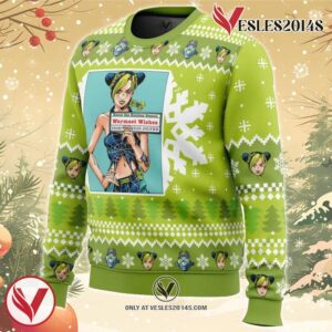 Christmas Jolyne Kujo Jojo’s Bizarre Adventure Christmas Sweater 1