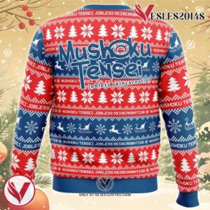 Christmas Joy Mushoku Tensei Jobless Reincarnation Ugly Christmas Sweater, Unique Christmas Gift For Fans - Vesles2014S 3