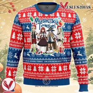 Christmas Joy Mushoku Tensei Jobless Reincarnation Ugly Christmas Sweater, Unique Christmas Gift For Fans - Vesles2014S