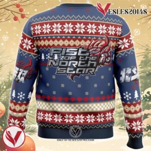 Christmas Kenshiro Fist of The North Star Ugly Christmas Sweater, Unique Christmas Gift For Fans - Vesles2014S 3