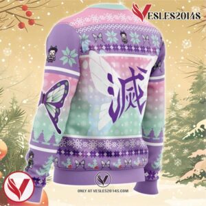 Christmas Kochou Shinobu Demon Slayer Ugly Christmas Sweater, Unique Christmas Gift For Fans - Vesles2014S 2