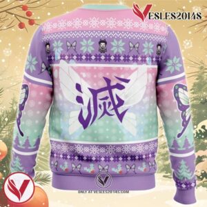 Christmas Kochou Shinobu Demon Slayer Ugly Christmas Sweater, Unique Christmas Gift For Fans - Vesles2014S 3