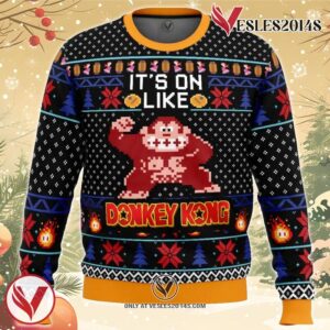 Christmas Kong Donkey Kong Ugly Christmas Sweater, Unique Christmas Gift For Fans - Vesles2014S