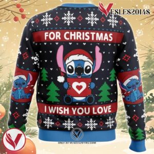 Christmas Love Stitch Ugly Christmas Sweater, Unique Christmas Gift For Fans - Vesles2014S 1