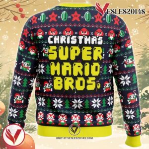 Christmas Mario Bros. Ugly Christmas Sweater, Unique Christmas Gift For Fans - Vesles2014S 1