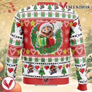 Christmas Mario Mario Bros Ugly Christmas Sweater, Unique Christmas Gift For Fans - Vesles2014S 1