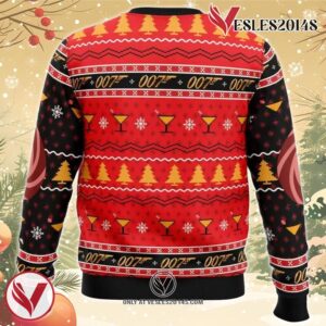 Christmas, Merry Christmas 007 James Bond Ugly Christmas Sweater, Unique Christmas Gift For Fans - Vesles2014S 1