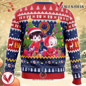 Christmas Midorya Shoto MHA Ugly Christmas Sweater, Unique Christmas Gift For Fans - Vesles2014S 1
